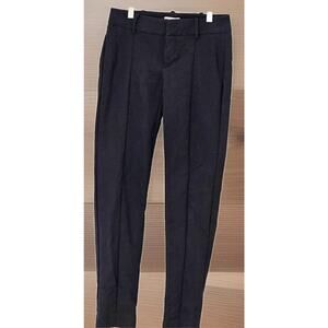 Lilly Pulitzer Women’s Black Stretch Pants Pleated Trousers Size 0 RN 88189